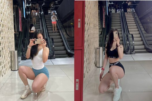 Vụng trộm cùng em gymer săn chắc sexy